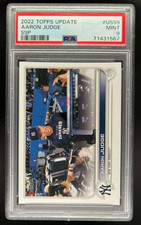 2022 TOPPS UPDATE AARON JUDGE SSP SUPER SHORT PRINT #US99 PSA 9 MINT