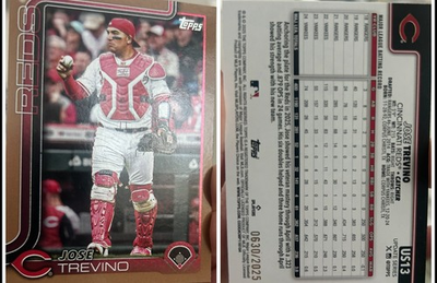 #ad 2025 Topps Update Series Jose Trevino #US13 0630 2025 $2.15