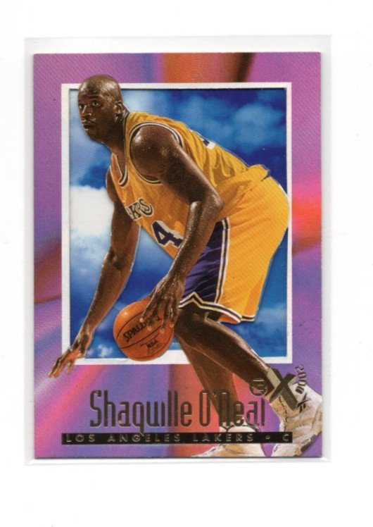 1996-97 Skybox E-X2000 #32 Shaquille O'Neal Lakers HOF