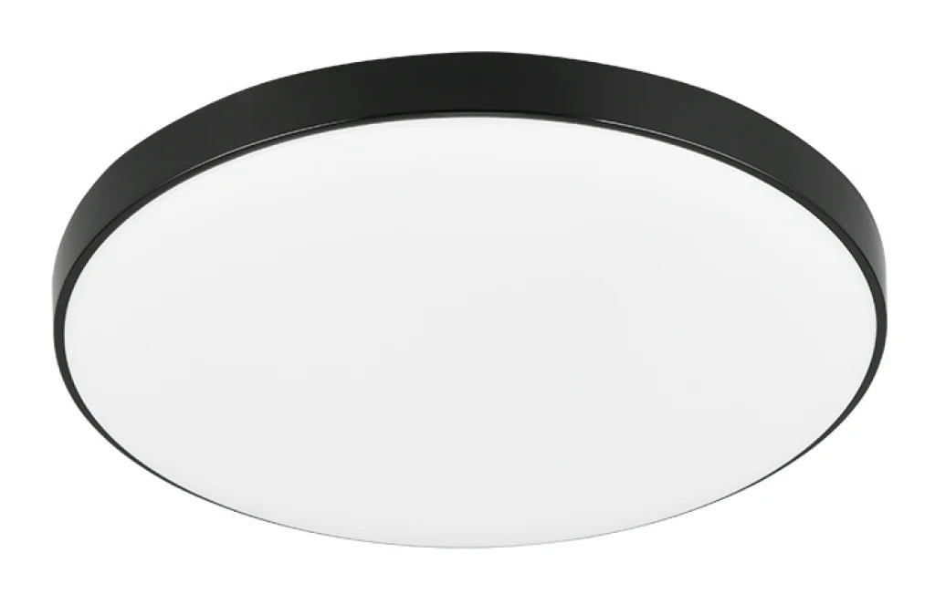 Ceiling Light Black Spica LED Bathroom IP44 270mm Trio R67851102