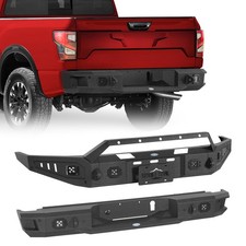 Titan Front Rear Bumper W Winch Plate Fit 2017-2024 Nissan Titan Pickup Truck Titan Front Rear Bumper W Winch Plate Fit 2017-2024 Nissan Titan Pickup Truck