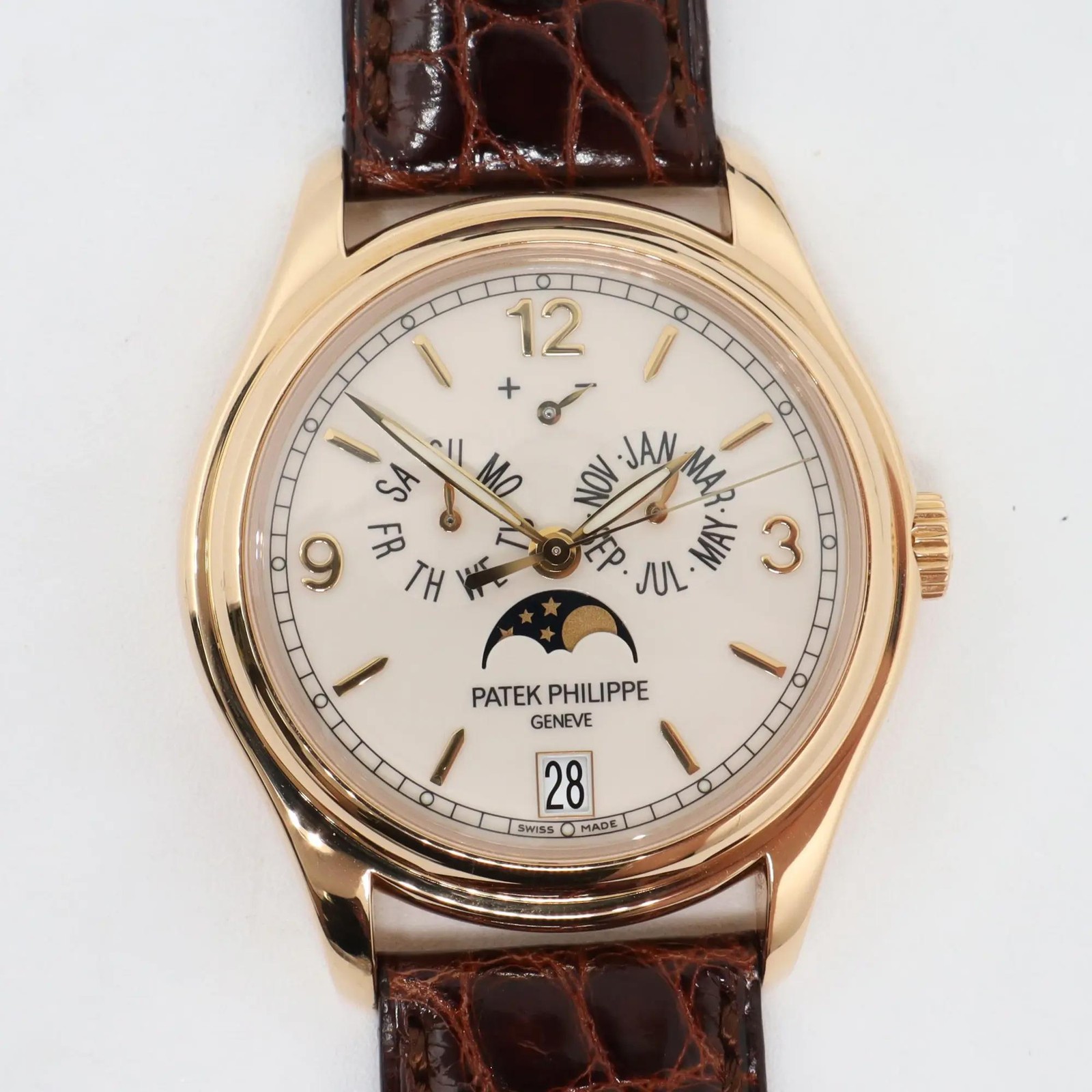 2011 Patek Philippe 5146J-001 Annual Calendar 18K Gold Enamel Dial Watch