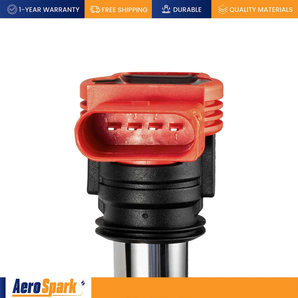 Bobina de ignição e vela de ignição Denso Platinum para 2010-2012 Audi Q5 3.2L V6 UF529 - Imagem 3 de 4