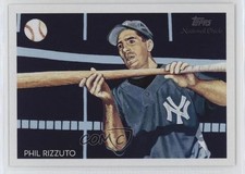 2010 Topps National Chicle Back Phil Rizzuto by Chris Felix #226 HOF 6z2