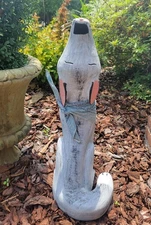 VINTAGE Folk Art  Carved Coyote/ Hector Rascon