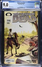 Walking Dead #2 CGC 9.0 1st Print Beautiful Book 1st App Lori & Carl 2003 Image