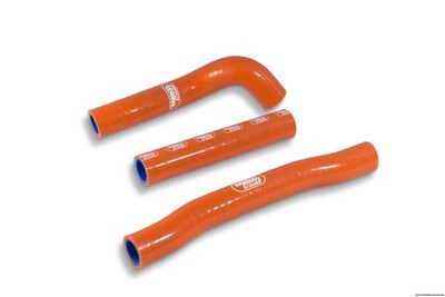 YELLOW Samco Silicon Rad Hoses fit Husqvarna TX 125 Thermo Bypass 2017-2019