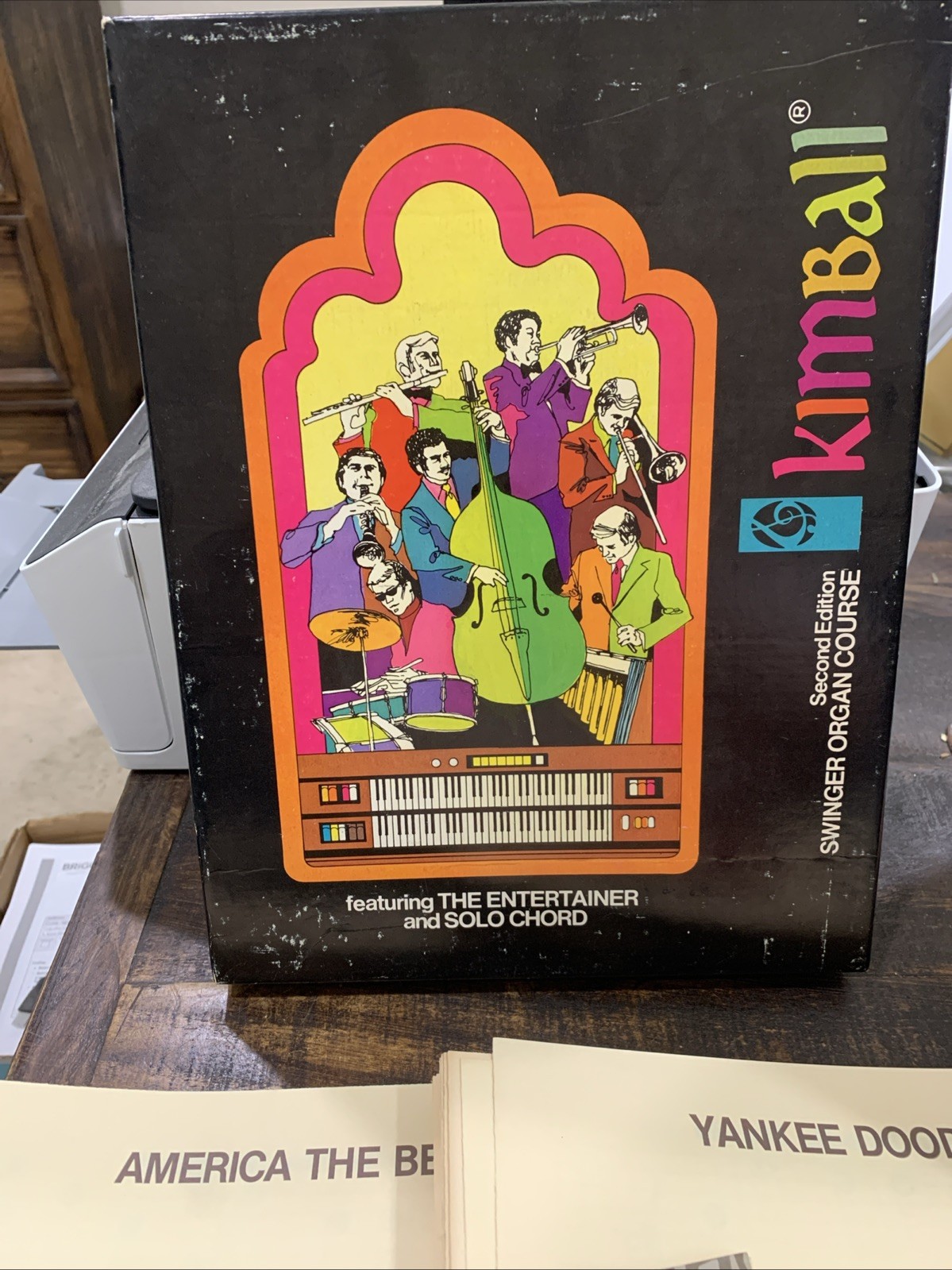 Kimball Swinger Organ Course The Entertainer Sheet Music LOT of 150