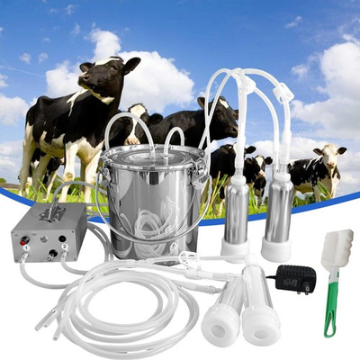 #ad NAFE 9L Electric Milking Machine Farm Cow Milk Machine 304 Stainless Steel $60.99