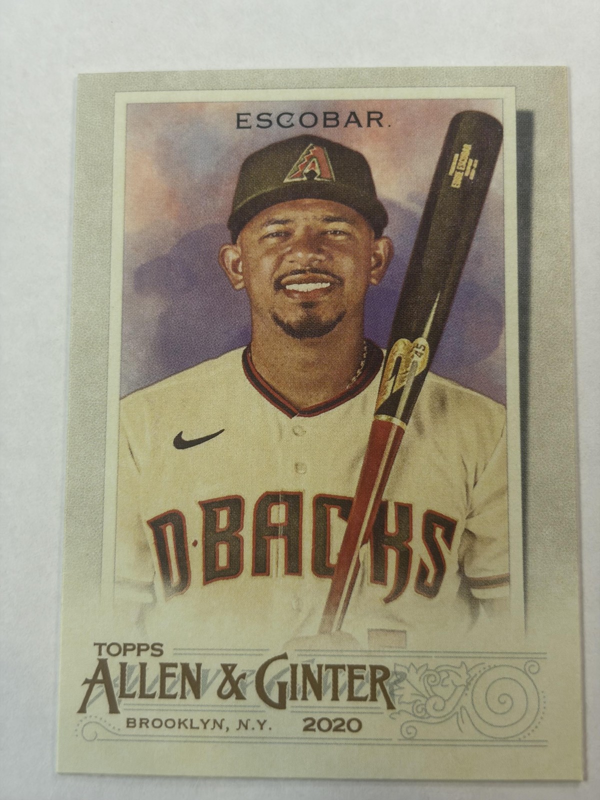 2020 Topps Eduardo Escobar #268 Arizona Diamondbacks Baseball Card NM Or Better