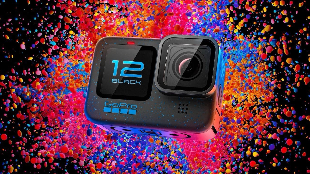 GoPro HERO12 Black Waterproof 27MP Action Camera 5.3K Ultra HD Video + kit