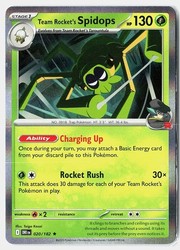 Team Rocket's Spidops 020/182 Destined Rivals Holo Rare
