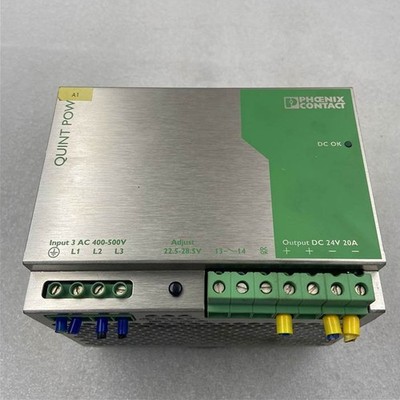 1PC USED PHOENIX power supply QUINT-PS-3X400-500AC/24DC/20 2938727 Fully Tested 