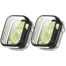 TPU Schutzhülle für Huawei Watch Fit 3 mit kratzfestem Displayschutz - Schwarz