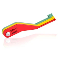 DITKOK 9-Piece Metal Brake Pad Gauge Set, Brake Gauge Measure Tool to Quickly...