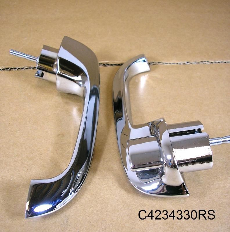 1955 1957 Pontiac Outside Door Handle Pair Front or rear, C4234330RS