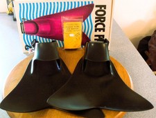 Force Fin Swim Fins SCUBA, Snorkel, Fishing l Black Size Large VTG New in Box  