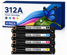 4PK 312A-CF380A For 312A Color BK/M/C  LaserJet Pro MFP M476dn M476nw 312A