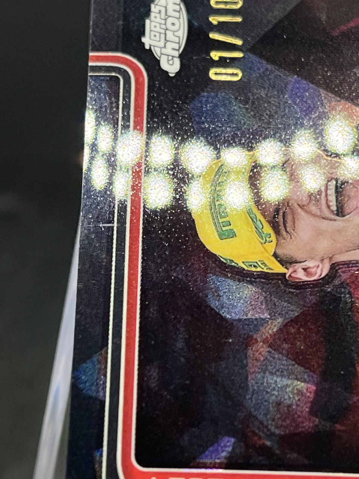 2025 Topps Chrome Sapphire F1 Max Verstappen Brazil GP Winner Black 01/10 #113 view 5