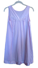Vtg Vanity Fair Nightgown Pink Small Coquette TradWife MCM Babydoll Soft Girl