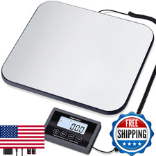 THINKSCALE 440lb Digital Postal Shipping Scale Large Backlit LCD Tare Hold USB B