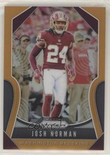 2019 Panini Prizm Orange Prizm 233/249 Josh Norman #66 12vy