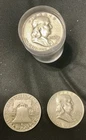New Listing1957 Franklin Silver Half Dollars Roll (20)