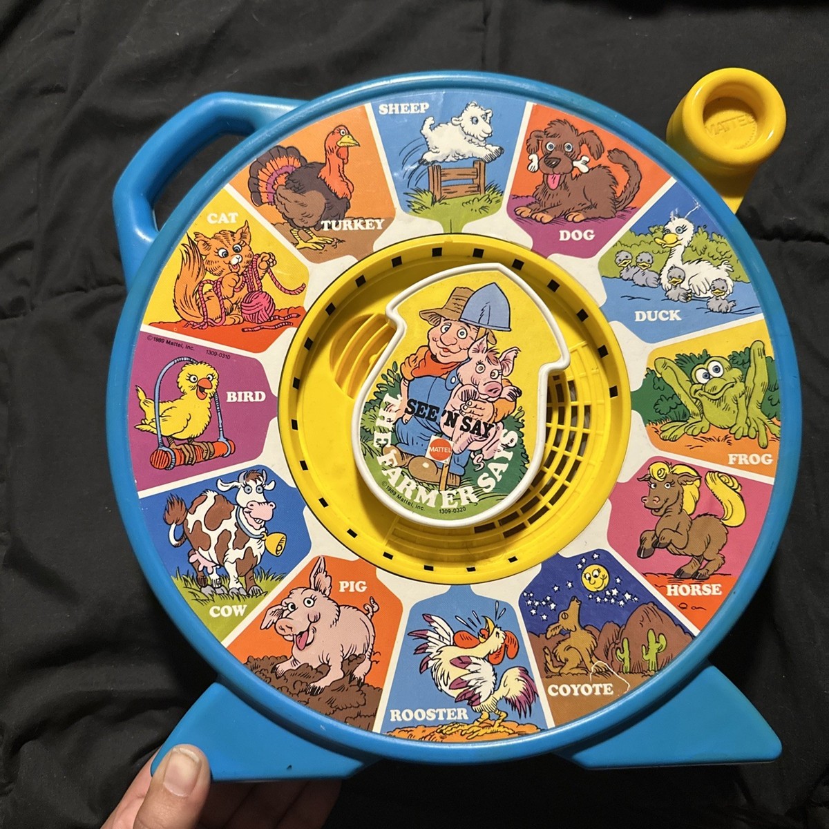 Vintage 1996 The Farmer Says See N Say Fisher Price Learning Toy