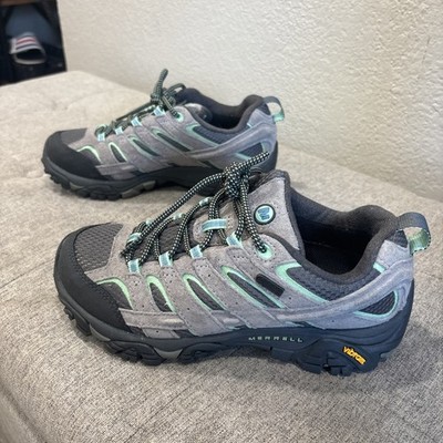 Brand New OB Merrell Women's Moab 2 Waterproof Hiking Shoes Sz 6.5 Drizzle Mint