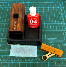 Discwasher Classic I Wood Case Record W Cleaning Fluid Kit Accessory