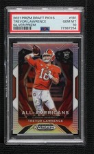 2021 Prizm Draft Picks All-American Silver Trevor Lawrence PSA 10 GEM MT 14lc
