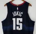 Nikola Jokic Signed Denver Nuggets Nike ADV NBA Authentic City Jersey USASM BAS