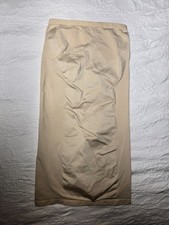 Victoria's Secret S Beige Nude Micro Spandex Lycra Shape Control Slip Strapless