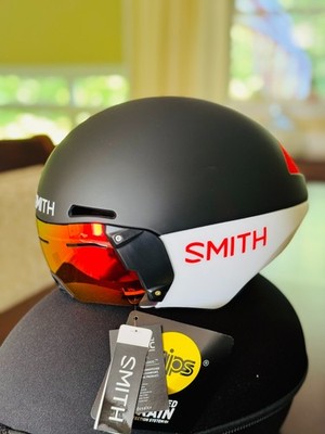SMITH Podium TT Helmet MIPS   Medium   Matte Red/White/Black   New with Tags