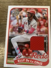 2024 Topps Update Series - 1989 Topps Baseball Relics Elly De La Cruz #89RU-ED