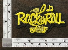 Rock N Roll Music Embroidered Iron On Patch