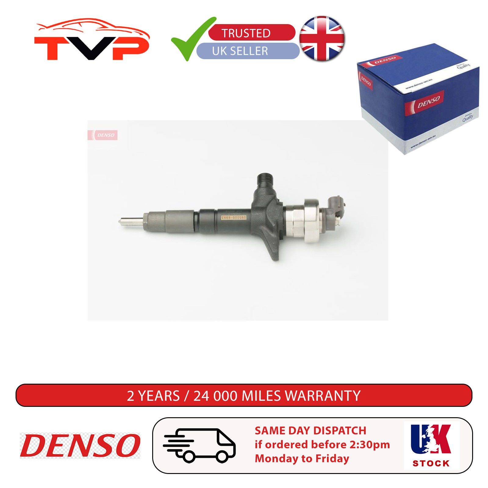 Denso Common Rail Diesel Injector DCRI106990 - Image 11