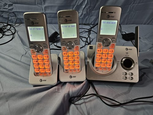 USED AT&T Cordless Telephone Three Unit Set
