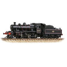 Graham Farish 372-628A LMS Ivatt 2MT 46447 BR Lined Black, Late Crest