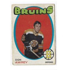 1971-72 O-Pee-Chee #3 Don Awrey GVG