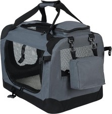 Faltbar Hundetransportbox Hundebox Reisebox 70x52x52cm Auto Transportbox 0118