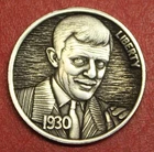 HOBO Buffalo Nickel Gomez Addams / John Astin Real US Nickel