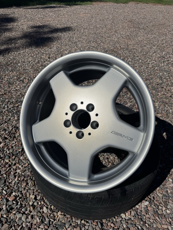 Sl Classis Rims OEM MERCEDES-BENZ AMG WHEELS RIMS SET 4 MONOBLOCK STAGGERED 18