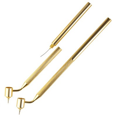 2 Fine Line Fluid Writer Paint Applicator Pens with 0.5mm and 0.7mm Stem Tips