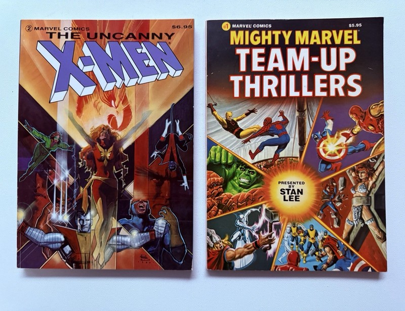 #1 Mighty Marvel Team-Up Thrillers 1983 & #2 The Uncanny X-MEN 1984 Comics TPB