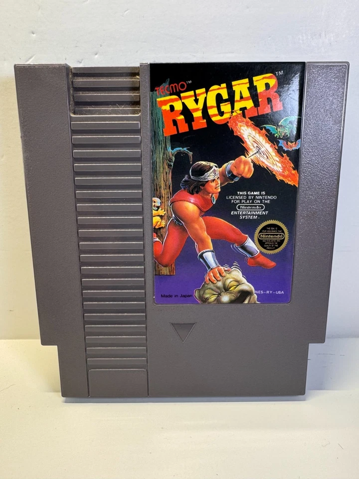 Rygar (Nintendo NES, 1987) 5-SCREW VARIANT Authentic. Tested. Sleeve. - Image 2 of 4