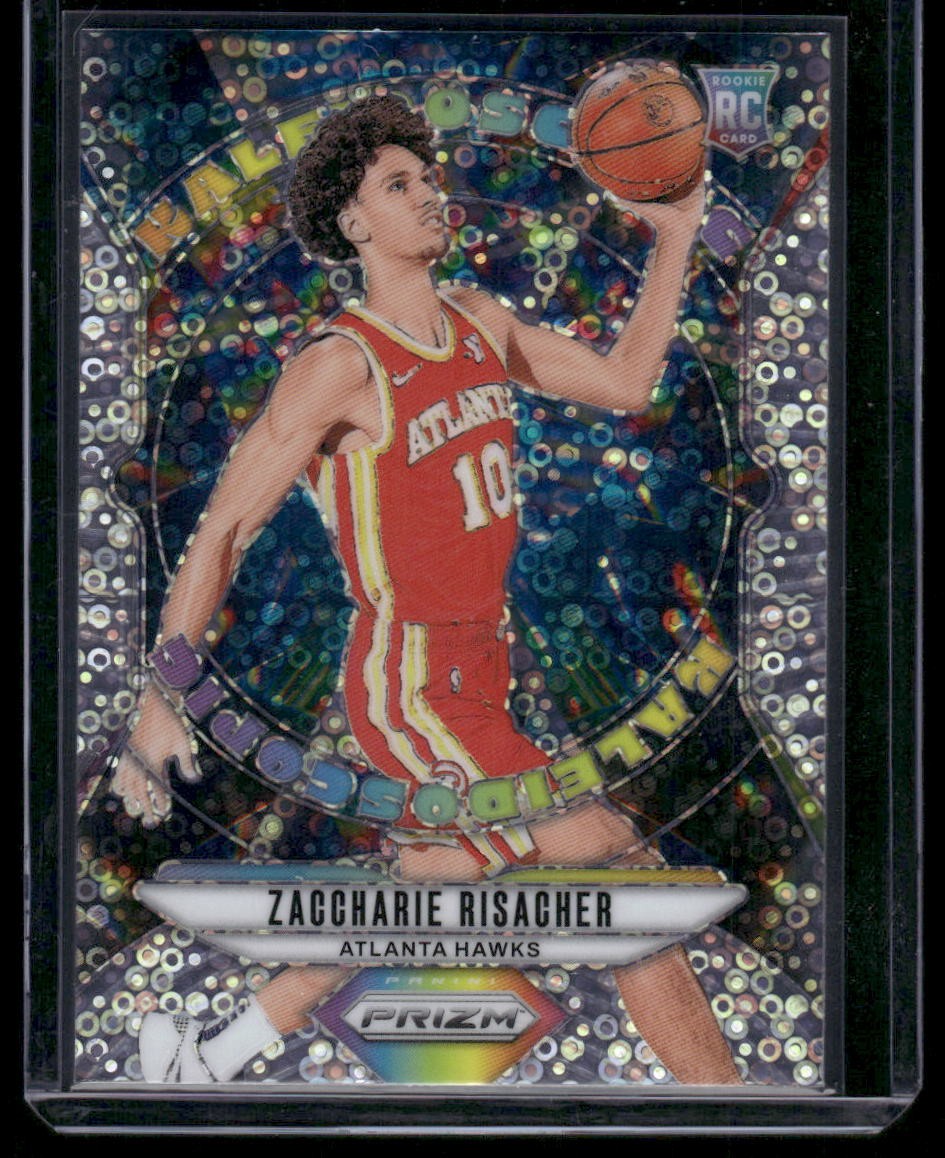 2024-25 Panini Prizm #7 Zaccharie Risacher Kaleidoscopic Prizms Fast Break