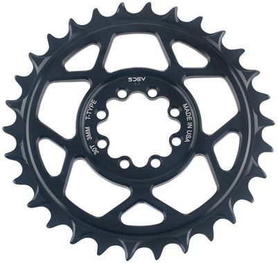 5DEV T-Type Direct Mount  Chainring - 32t, 8-Bolt, 3mm Offset, Aluminum, Raw