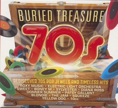 Various - Buried Treasure 70s (3-CD) - 1970s/1980s Pop/Classic Rock/Glam Rock