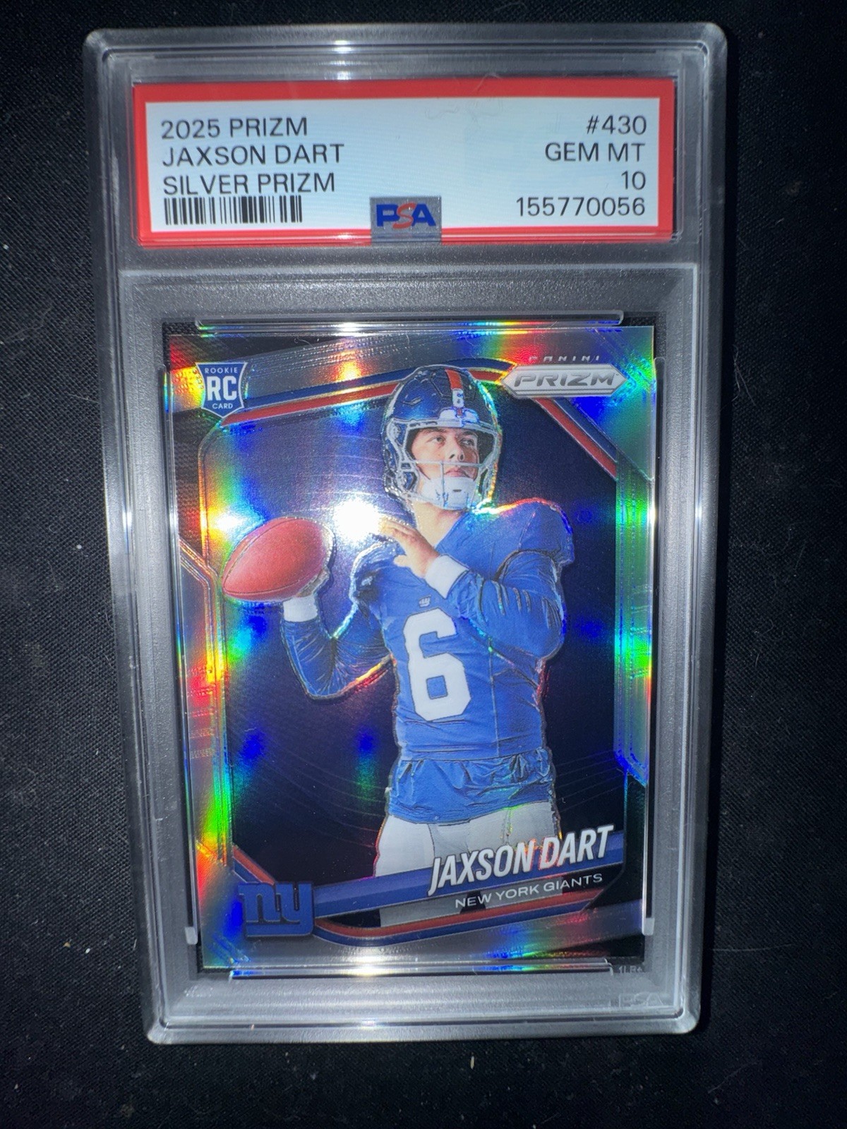 Jaxson Dart Panini Prizm #430 Silver